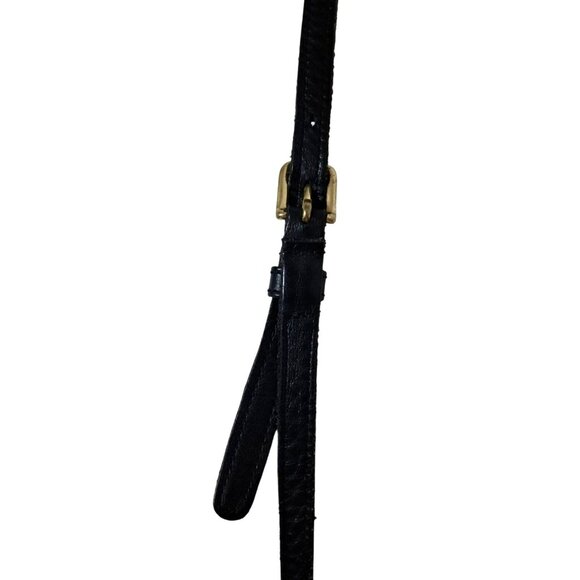 Coach Legacy 9154 Black Leather Crossbody Bag Full-Grain Leather USA 90s Vintage - Picture 7 of 16